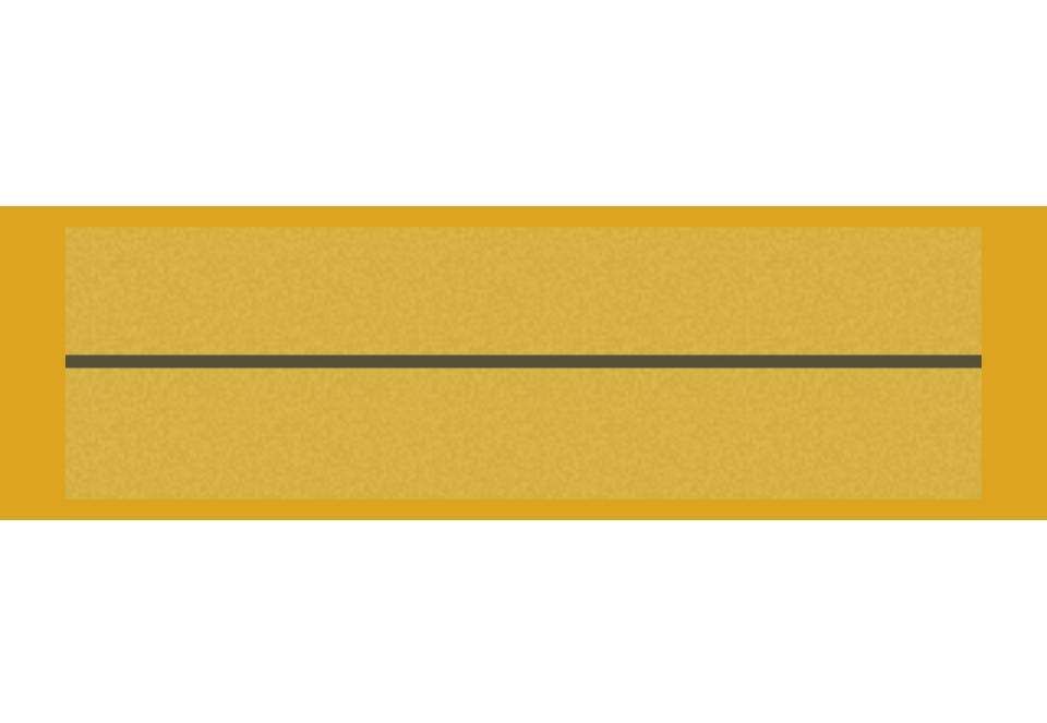 Gravurschild Gold selbstklebend - Gold / 50 x 15 mm