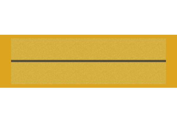 Gravurschild Gold selbstklebend - Gold / 50 x 15 mm