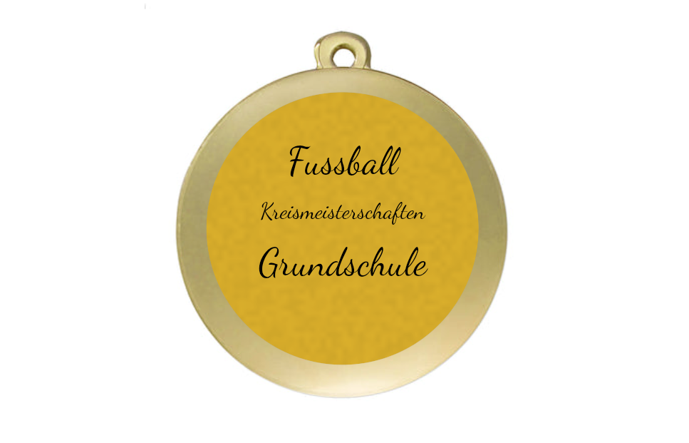 Frauen Fußball NZ18D  Ø 50 mm - Gold / 50 mm