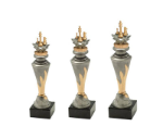 Pokalserie X151 Schach - Silber Gold / 29.5 cm