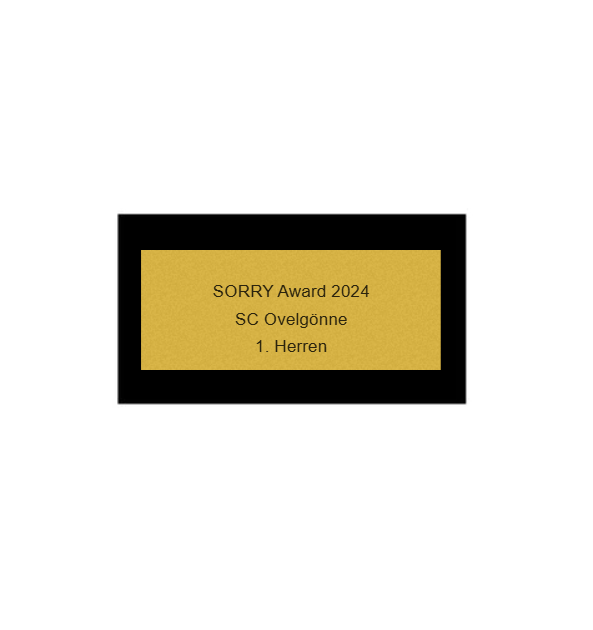 Hollywood Classic Award in Gold - Gold / 16 cm