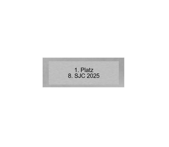 Fußball Pokal FG401 - Silber Mehrfarbig / 30 cm