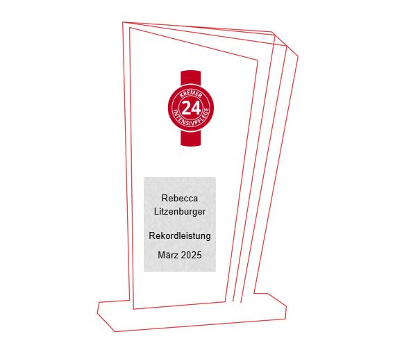 Glas Pokal 172-4 Lasergravur - 19 cm Bronze / Laser-Gravur
