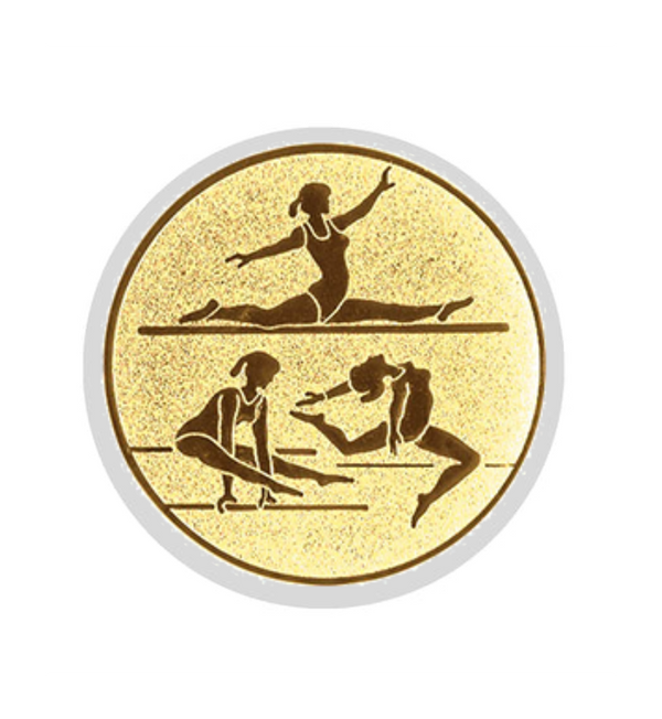 Glastrophäe 136-2 Schild & Emblem - Bunt / 13 cm