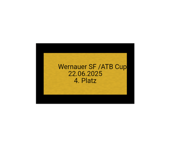 Fußball Pokal 85-3 teilweise begrenzt! - Silber Gold / 28 cm