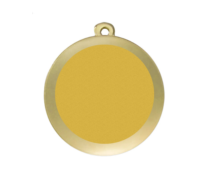 Karnevals Medaille D112K  Ø 50mm - Gold / 50 mm