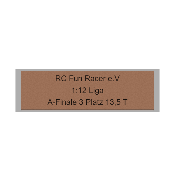 Pokal Serie 120 - 24 cm / Silber/Gold