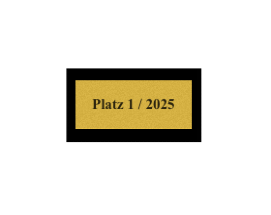 Pokalserie X161 Dart - Silber Mehrfarbig / 25 cm