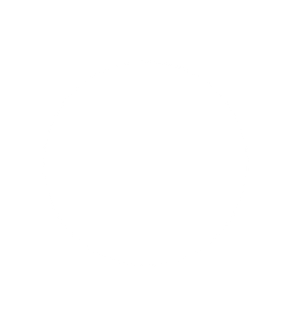 Glas Pokal 8805 blau Schild & Emblem - Silber Blau / 20 cm