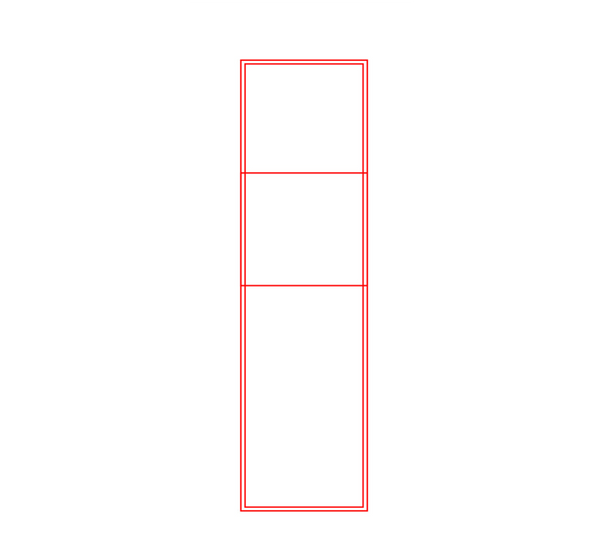 Crystal Ice Cubix 79059 - Transparent/matt / 4,5cm x 4,5cm x 16cm / Farbdruck