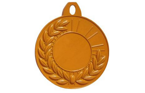 Farbmedaille Ø 50 mm - Orange / 50 mm