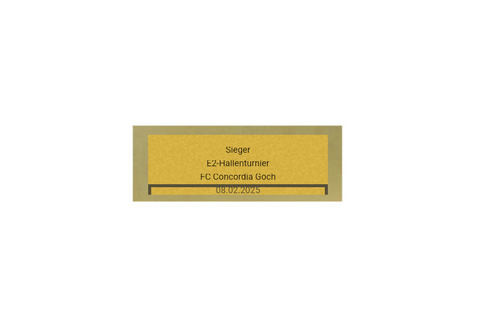 Holz Pokal Fussball FG028 - 21 cm / Schwarz Braun