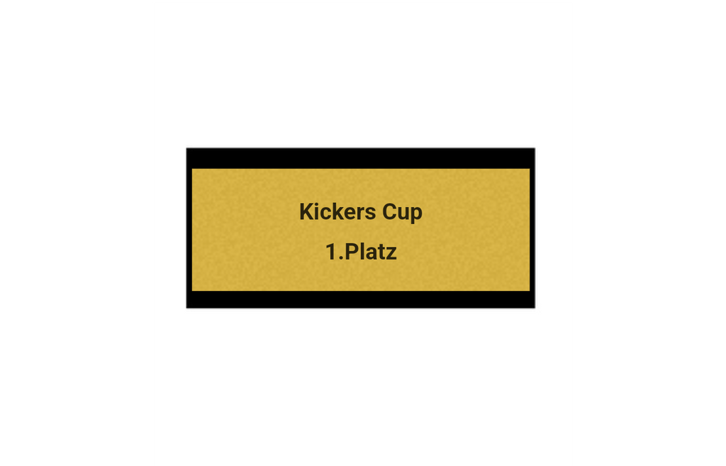 Pokalserie X151 Fußball Kid - 29.5 cm / Silber Gold