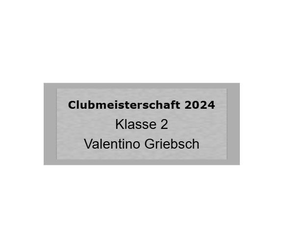 Gravurschild Silber selbstklebend - Silber / 60 x 25 mm