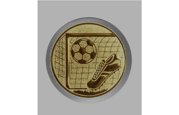 Fußball Pokal  3947x - Silber Gold / 15 cm