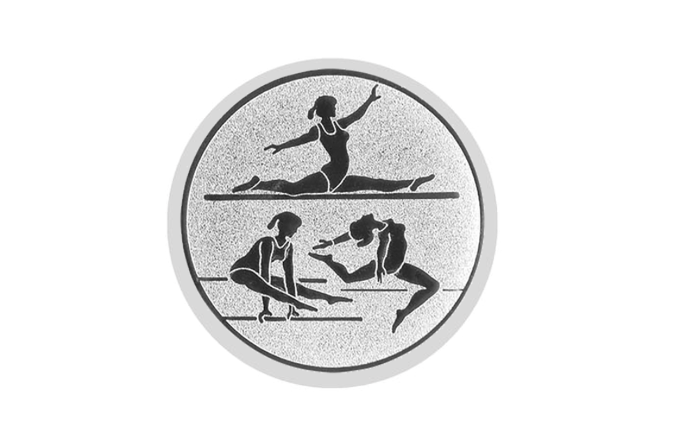 Glas Pokal W341 Schild & Emblem - Glas/Rot / 15 cm