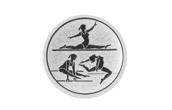 Glas Pokal W341 Schild & Emblem - Glas/Rot / 15 cm