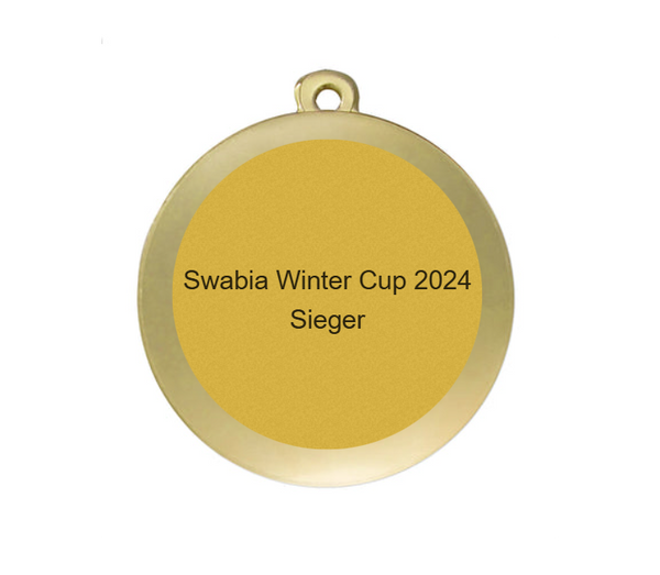 Medaille Fußball D112A Ø 50mm - Gold / 50 mm