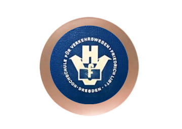Wellenschliffpokal Schild & Emblem - Transparent / 15 cm