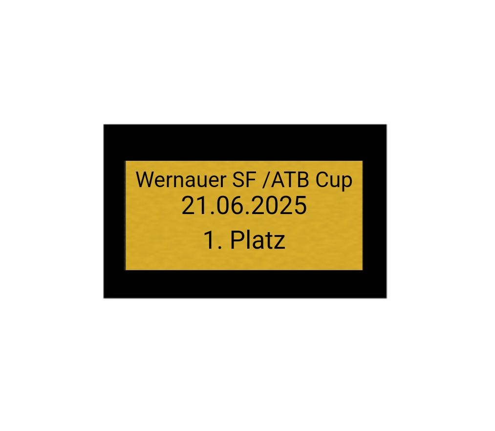 Fußball Pokal 85-3 teilweise begrenzt! - Silber Gold / 52 cm