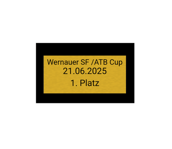 Fußball Pokal 85-3 teilweise begrenzt! - Silber Gold / 52 cm