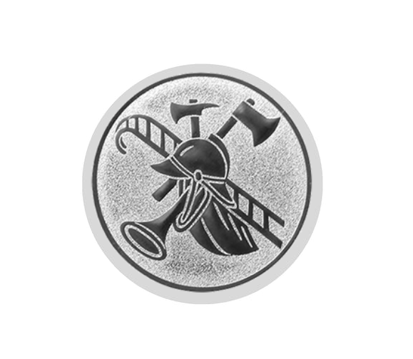 Glas Pokal W341 Schild & Emblem - Glas/Rot / 17 cm