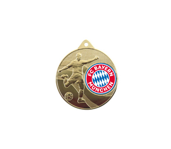 Medaille Fußball 396 Ø 50 mm - Gold / 50 mm