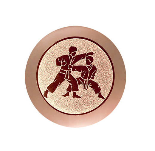 Glastrophäe 136-4 Schild & Emblem - 13 cm / Blau