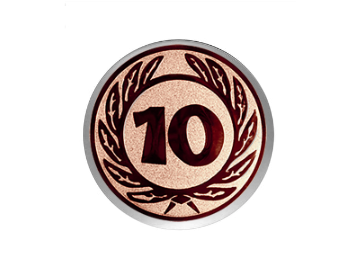 Edle Zinnrelief-Ehrentafel mit Profilrahmen - Gold/Silber / 19x24 cm