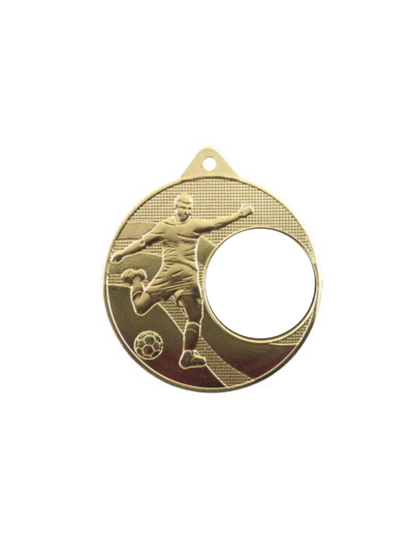Medaille Fußball 396 Ø 50 mm - Gold / 50 mm