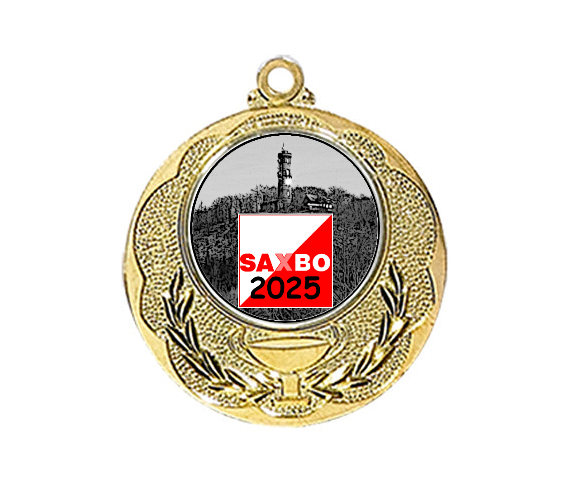 Medaille 028L Ø 40 mm - Gold / 50 mm