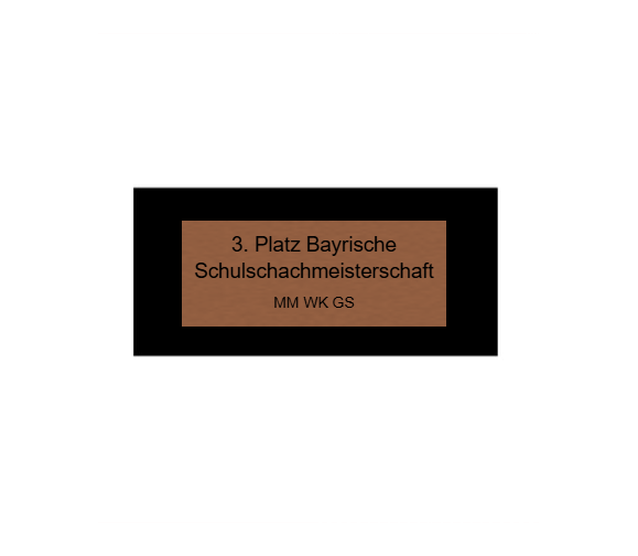 Pokalserie X151 Schach - Silber Gold / 25.5 cm