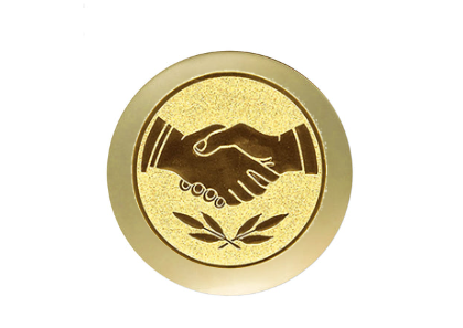 Ehrentafel 187-3 - 18 x 22 cm / Blau/Rot