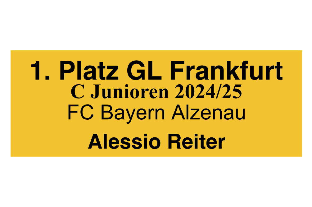 Fußball Pokal 0951 - 24 cm / Gold/Blau