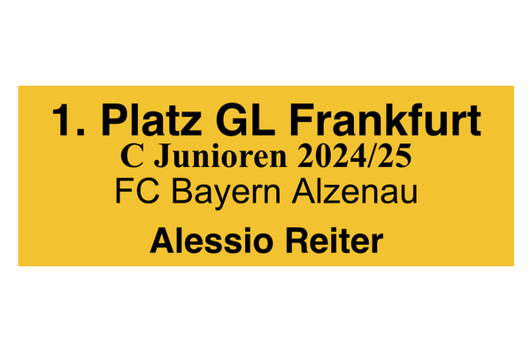 Fußball Pokal 0951 - 24 cm / Gold/Blau