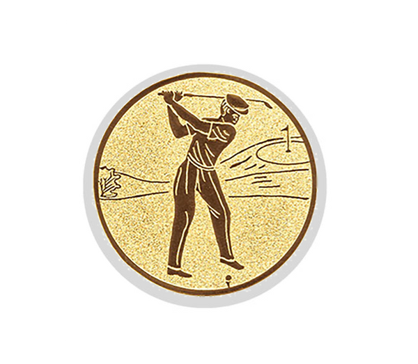 Glas Pokal 8805 blau Schild & Emblem - Silber Blau / 18 cm