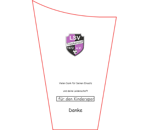 Glas Pokal GL.026-L - 29 cm / Transparent Schwarz / Laser-Gravur