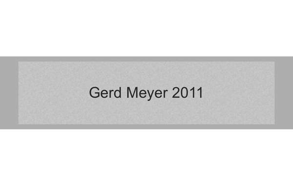 Gravurschild Silber selbstklebend - Silber / 60 x 15 mm