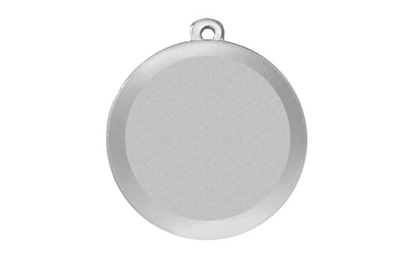 Medaille Fußball BS.ME75 50 mm - Silber / 50 mm