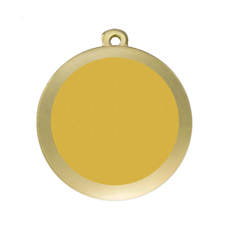 Medaille Fußball D112A Ø 50mm - Gold / 50 mm