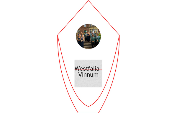 Glas Pokal GL.047-L - Blau/Transparent / 20.5 cm / Laser-Gravur