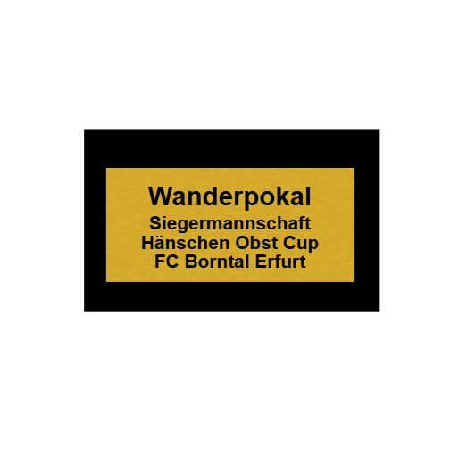 Fußball Pokal 85-3 teilweise begrenzt! - Silber Gold / 36 cm