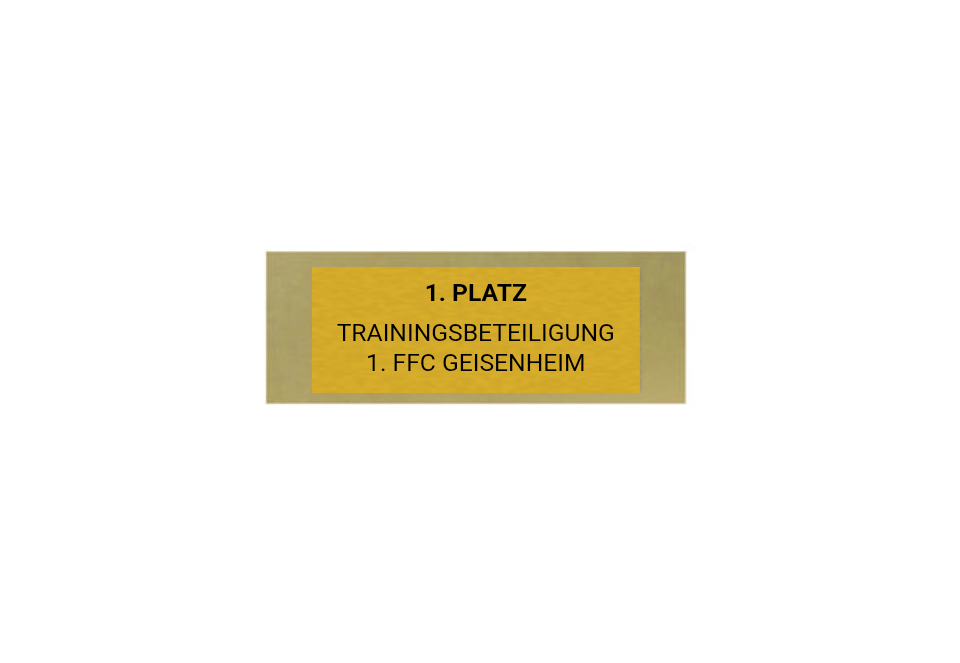 Glas Pokal Fußballspielerin - 19 cm / Transparent Schwarz