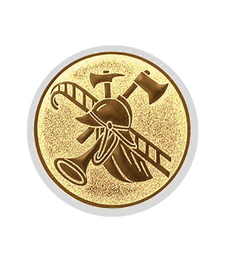 Glas Pokal W341 Schild & Emblem - Glas/Rot / 20 cm