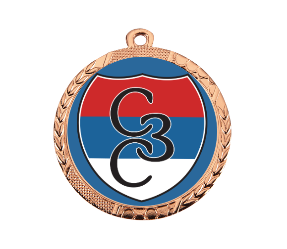 Medaille D113 Ø 60 mm - Bronze / 60 mm