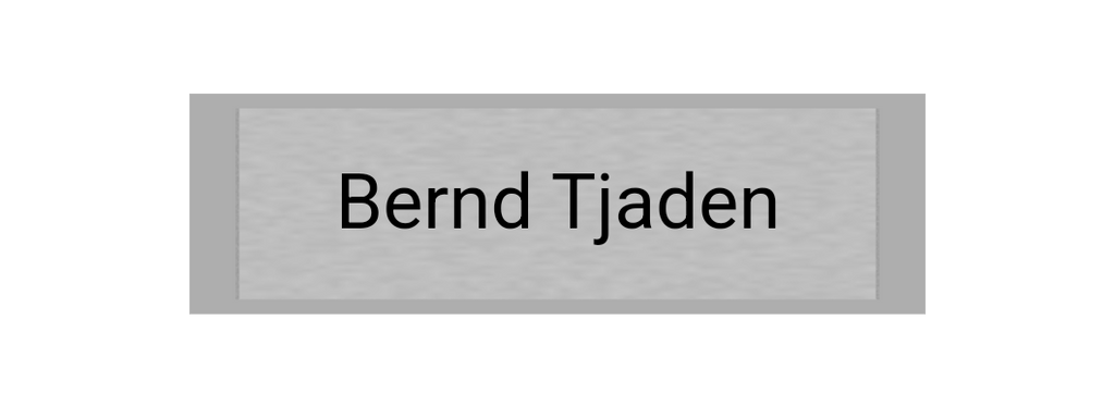 Gravurschild Silber selbstklebend - Silber / 100 x 30 mm