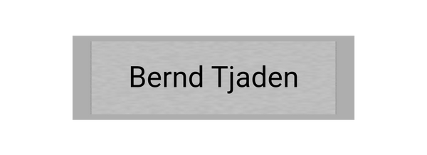 Gravurschild Silber selbstklebend - Silber / 100 x 30 mm