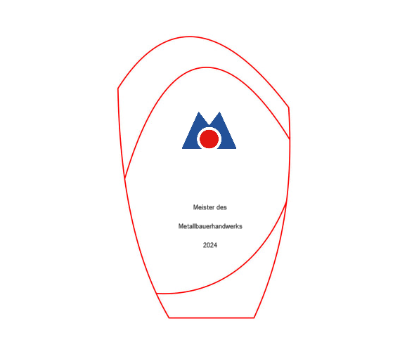 Glaspokal W55 blau - Blau/Transparent / 16.5 cm