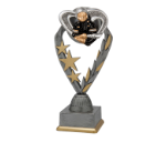 Feuerwehr Pokal PFS_028 - 21 cm / Silber Mehrfarbig