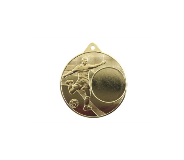 Medaille Fußball 396 Ø 50 mm - Gold / 50 mm